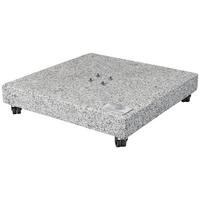 Sonnenschirmständer Granitsockel Grau Naturstein - Grau, Basics, Stein (80/80/14cm) - KNIRPS