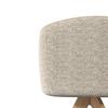 STOL MED ARMSTÖD EMMIE - taupe/ekfärgad, Modern, trä/textil (60/75/60cm) - Bessagi Home
