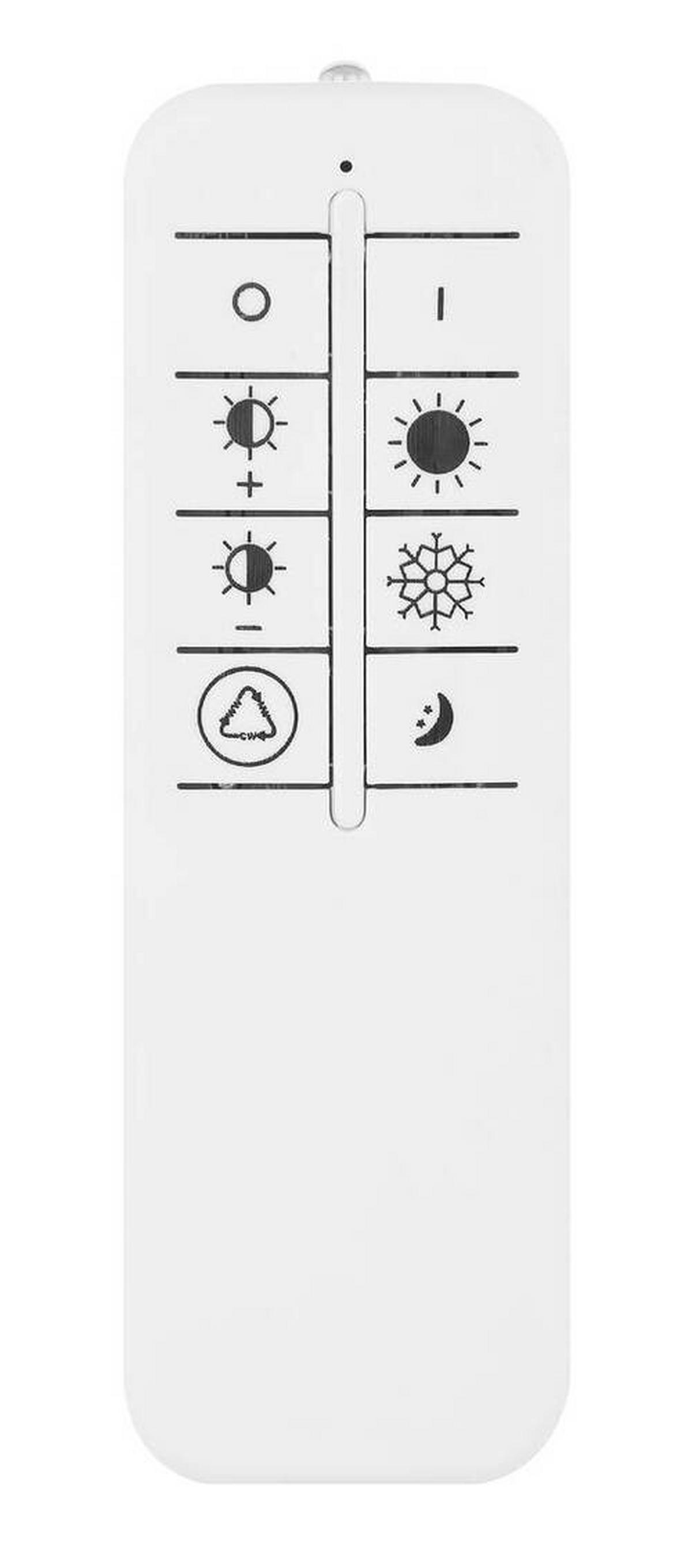 Led Svjetiljka Stropna 48551-50sh/ Smart - crna/opalna, Design, metal/plastika (50/7cm) - Globo