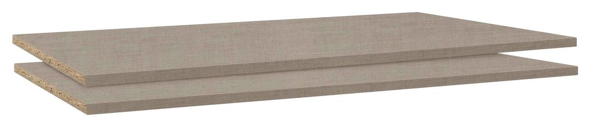 Einlegebodenset 2-teilig - Holzwerkstoff (88/1,6/48cm) - Mömax