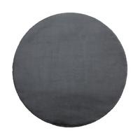 Kunstfell Caroline 5 Dunkelgrau ca. 120cm - Dunkelgrau, Modern, Textil (120cm) - Mömax