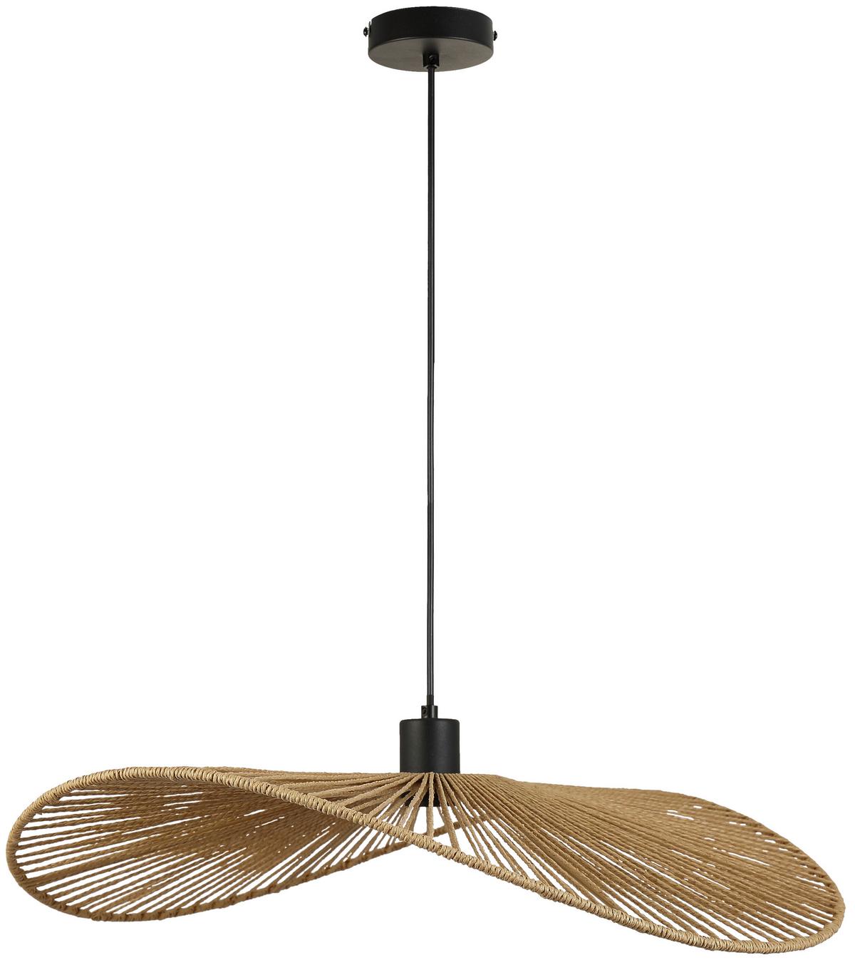 LAMPA WISZĄCA BLI - czarny, Modern, metal/papier (58/120cm) - Mömax