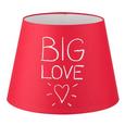 Leuchtenschirm Big Love - Rot, Textil/Metall (25-35/25cm) - Mömax modern living Leuchtenschirm Big Love - Rot, Textil/Metall (25-35/25cm) - Mömax modern living