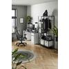 GAMINGBORD TOBI - vit/antracit, Modern, trämaterial (155/92/63cm) - Mömax