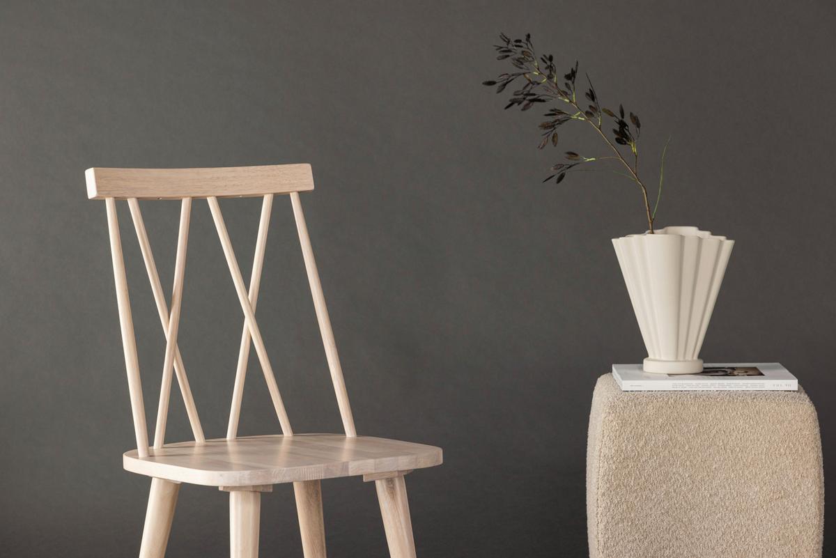 STUHL-SET MARIETTE - Weiß, Design, Holz (43/88/50cm) - Livetastic