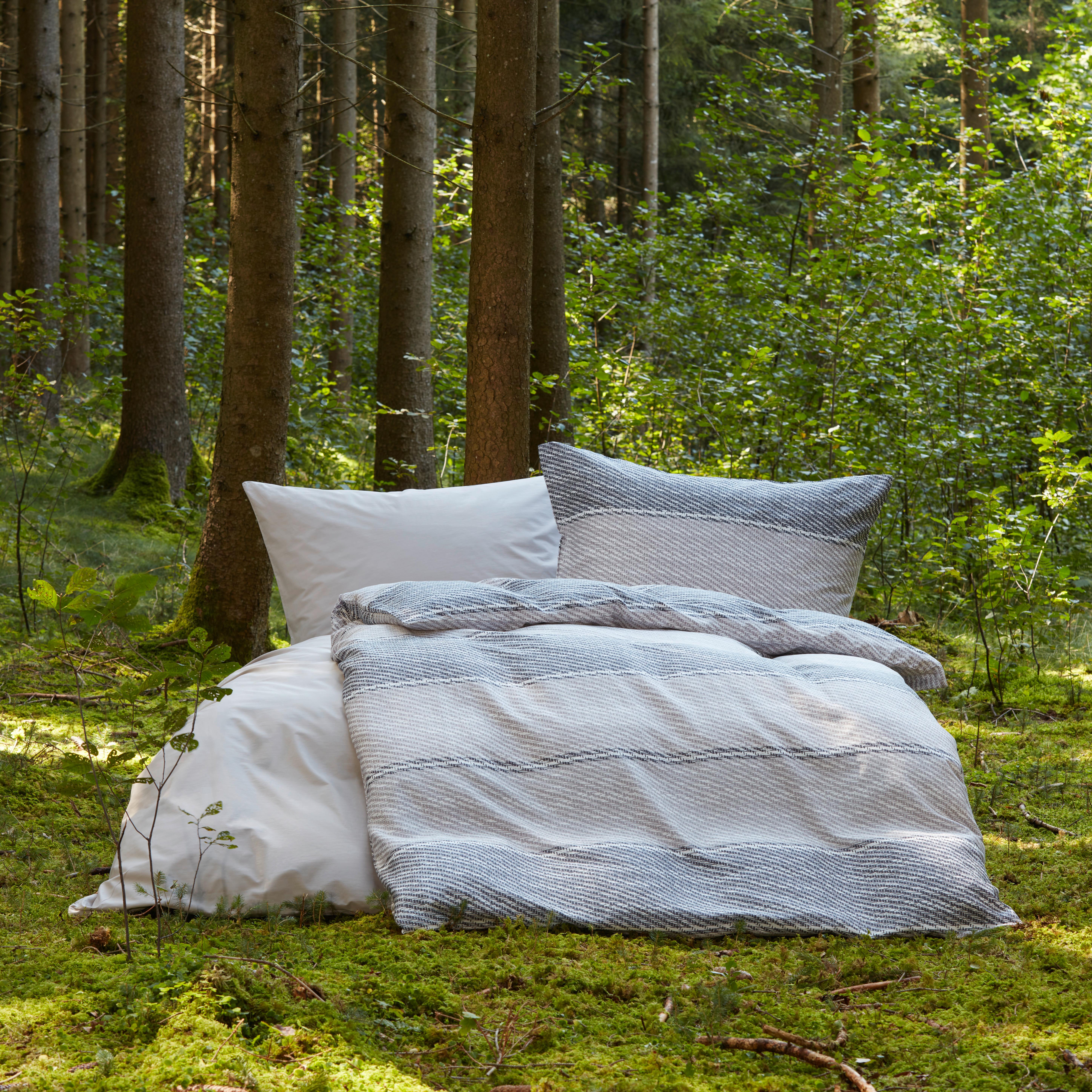 Bettwäsche Bio-Eva in Taupefarben ca. 140x200cm - Taupe, MODERN, Textil (140/200cm) - ecoTree