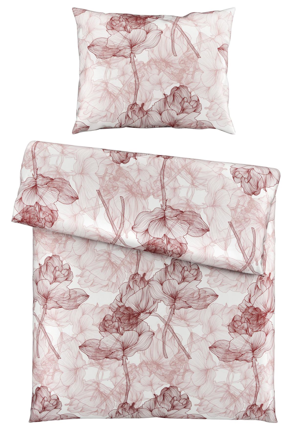 linge de lit Bio Eva Design ca. 160x210cm - Terracotta, Modern, Textil (160/210cm) - ecoTree