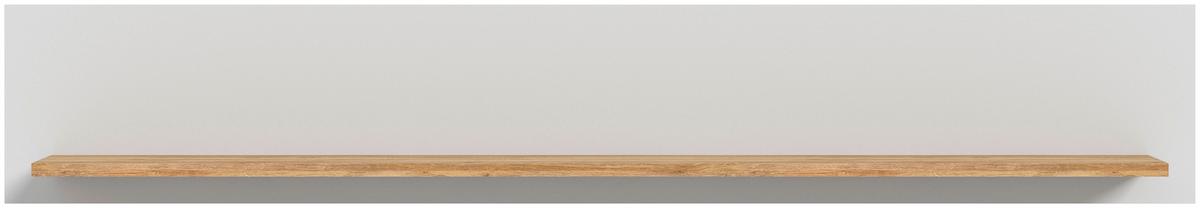 Wandboard Ashton ca. 150x25 cm Aschgrau/Eiche - Eichefarben/Grau, Design, Holzwerkstoff (150/25/22cm) - MID.YOU