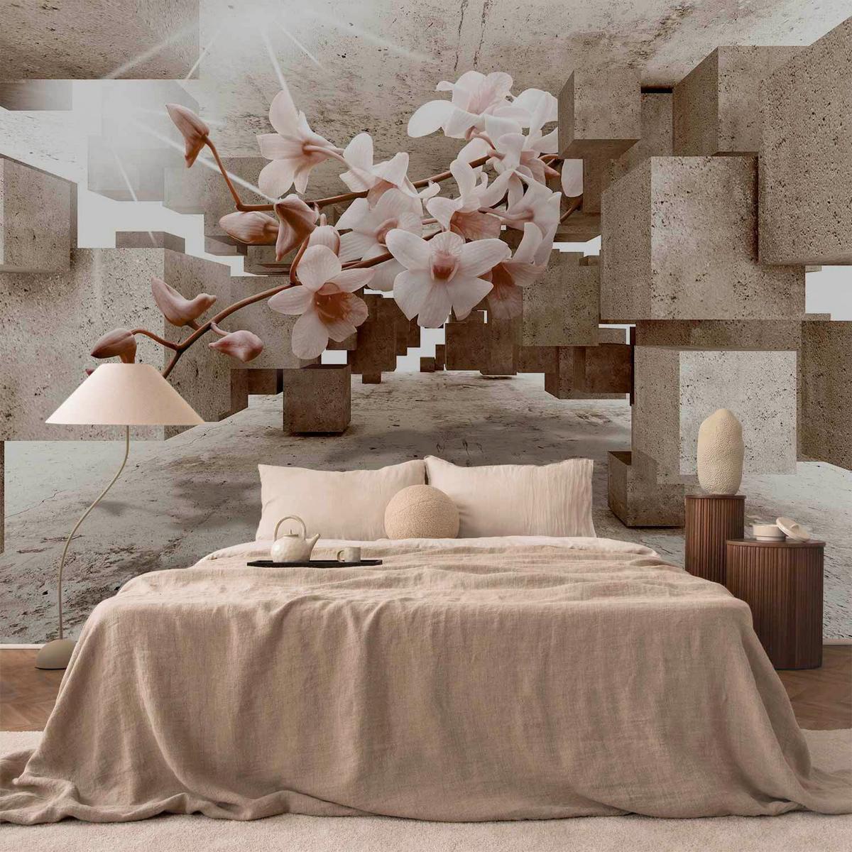 Fototapete Little Miracles Pink/Beige - Pink/Beige, LIFESTYLE, Textil (150/105cm) - artgeist