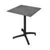 UTEBORD HEINO - antracit, Basics, metall/sten (70/70/75cm) - Mömax