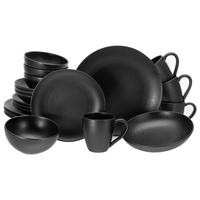 Kombinirani Servis Magic Black Coupe, 20-Delni - črna, Basics, keramika - Creatable