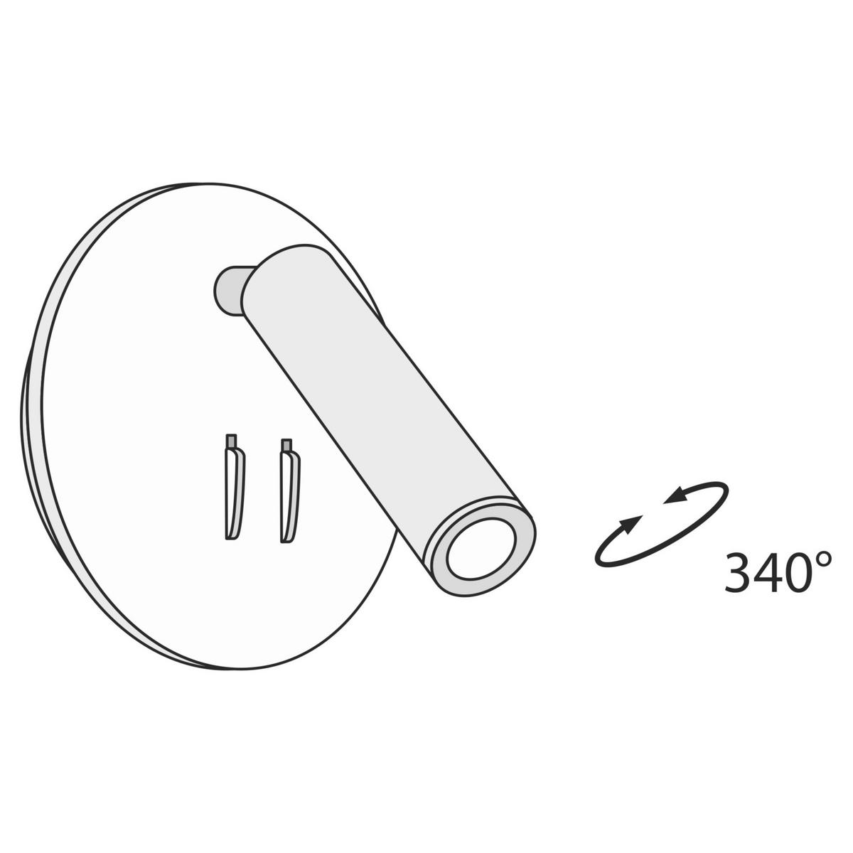 APPLIQUE IOS 176 - Schwarz, Trend, Metall (6,5/14/14cm) - MAYTONI