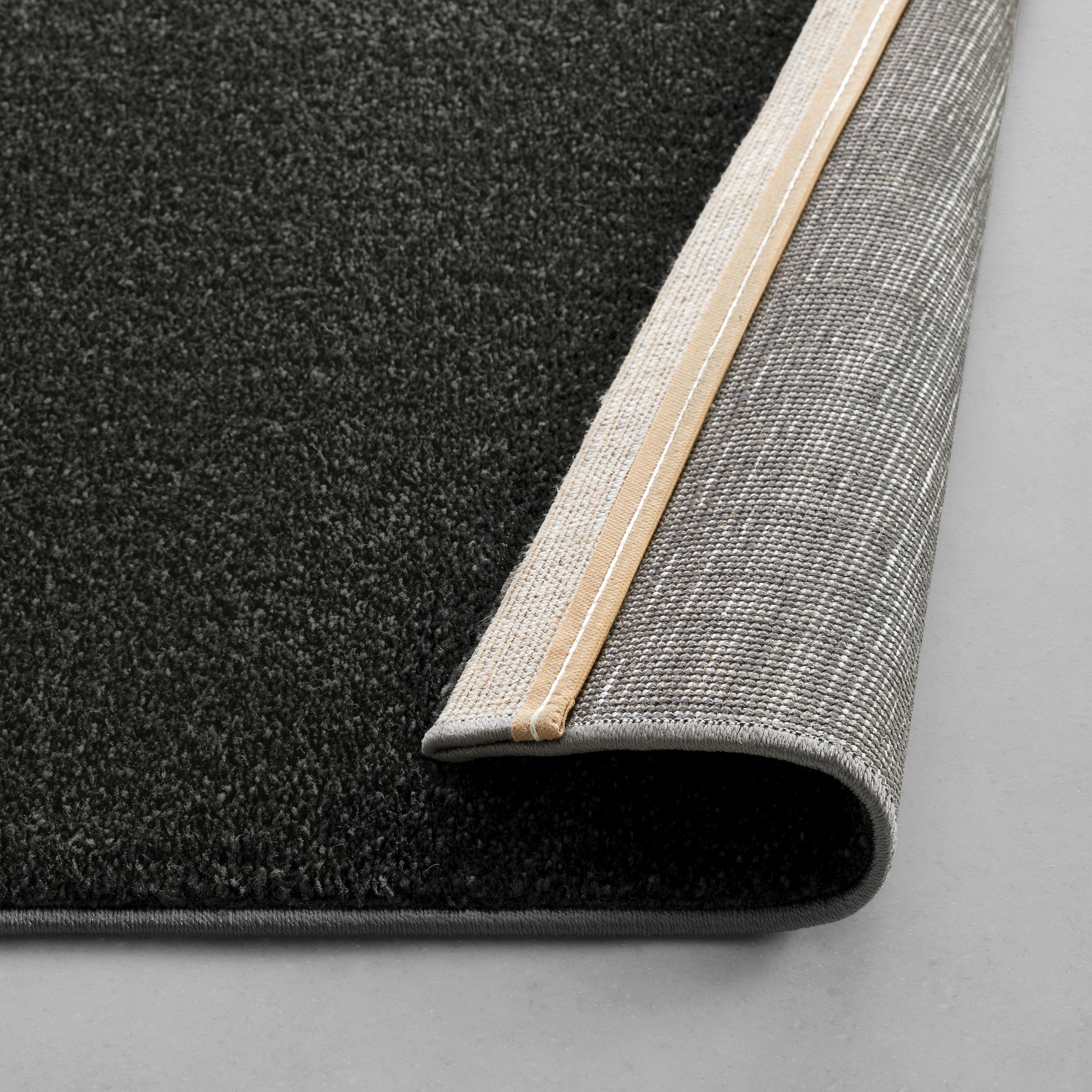 VÄVD MATTA JAN 1 - antracit, Klassisk, textil (80/150cm) - Mömax