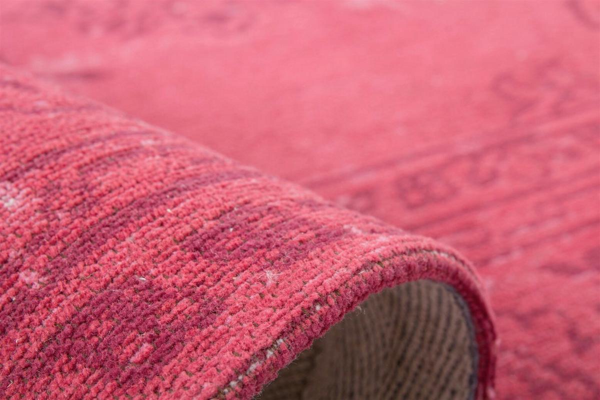 Flachwebeteppich Nostalgia 385 Rot 80cm X 150cm - Rot, Basics, Textil (80/150cm) - Kayoom