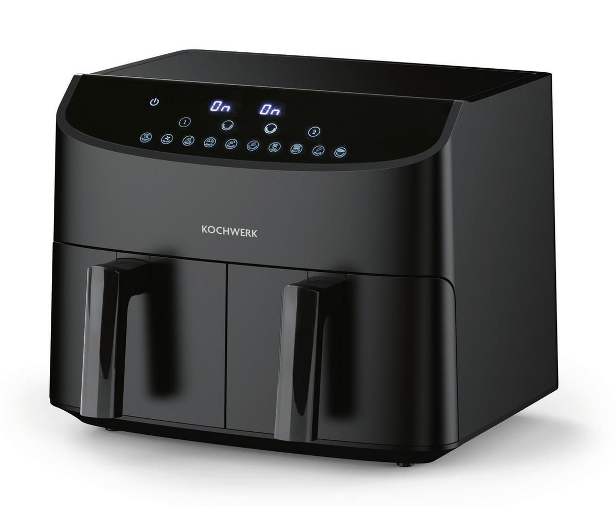 FRYTKOWNICA BEZTŁUSZCZOWA 13186 - czarny, Basics, tworzywo sztuczne/metal (39/36/31cm)