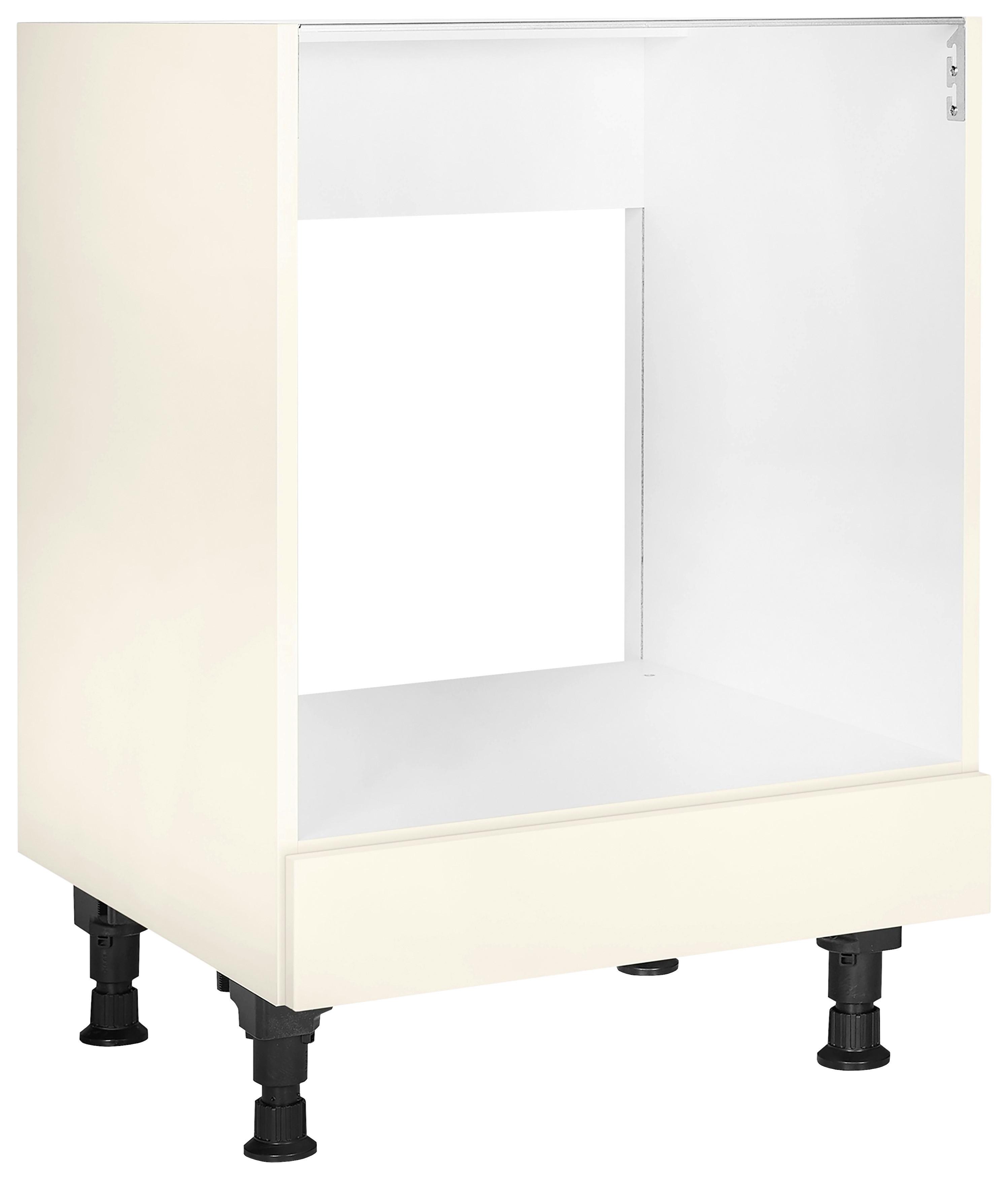 Herdumbauschrank Touch Magnolie - Magnolie, MODERN, Holzwerkstoff (60/87/56cm) - Nobilia