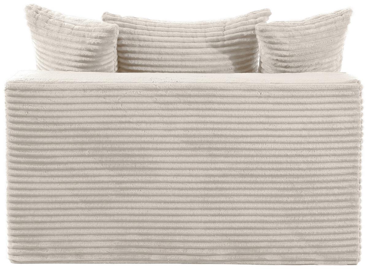 Fotelj Lunaris, Bež - bež, Design, tekstil (125/63/170cm) - P & B