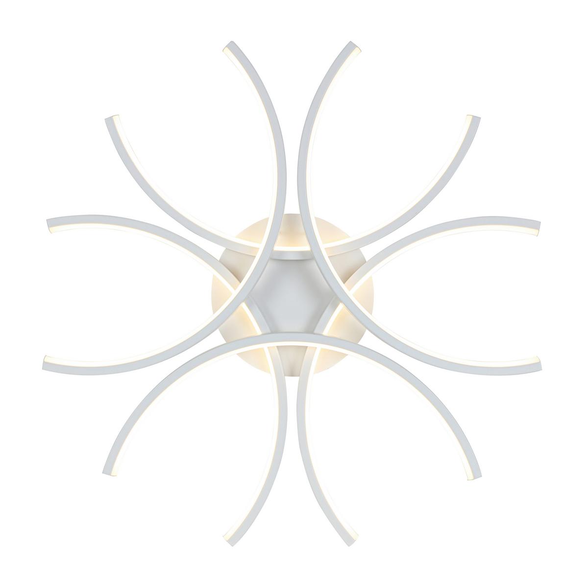 LED-Deckenleuchte Wilma Weiß max. 36 Watt - Weiß, MODERN, Kunststoff/Metall (60/60/8,5cm) - Mömax