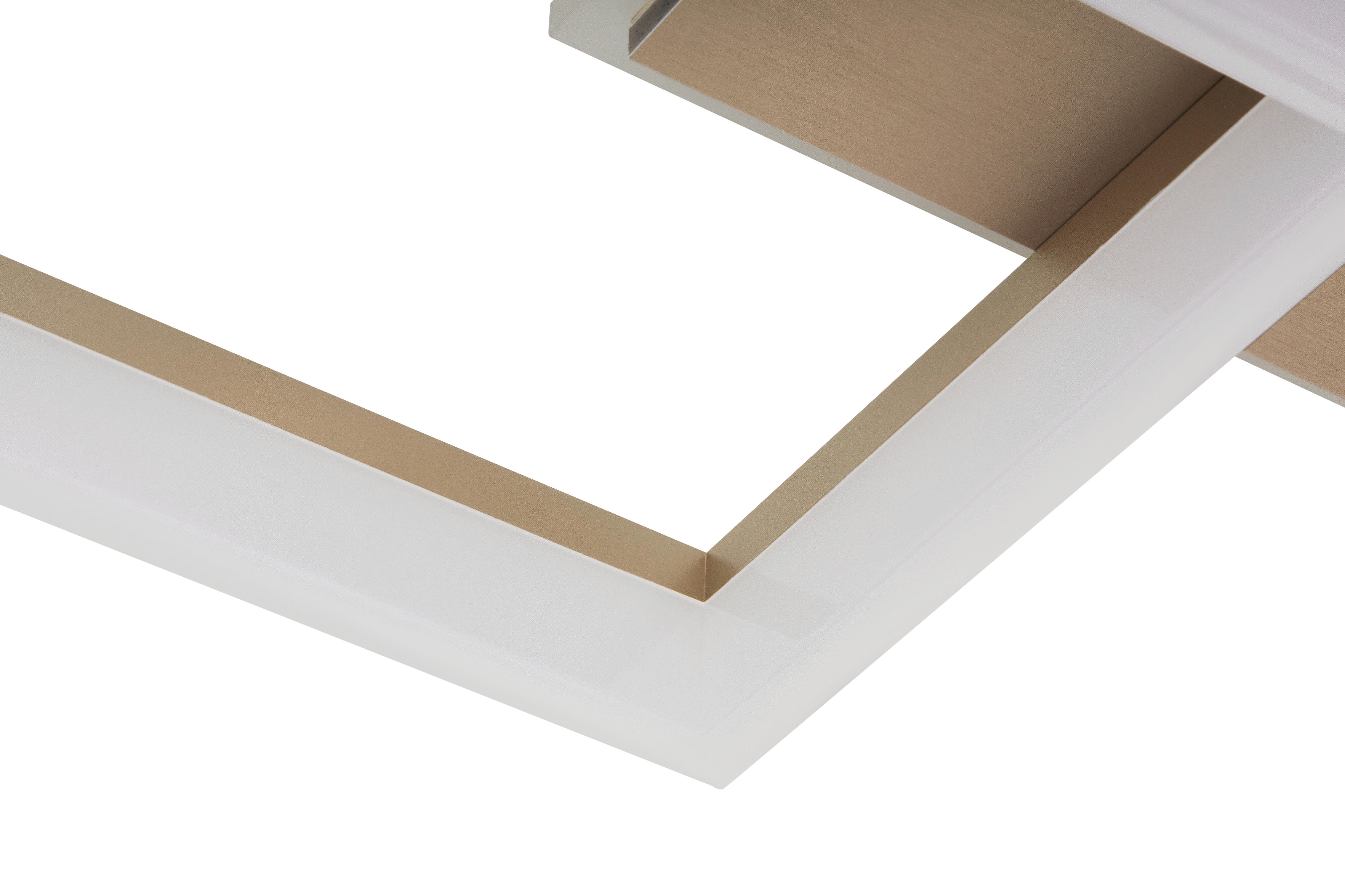LED-TAKLAMPA KOOL - champagne, Modern, metall/plast (62/31/9cm) - Mömax