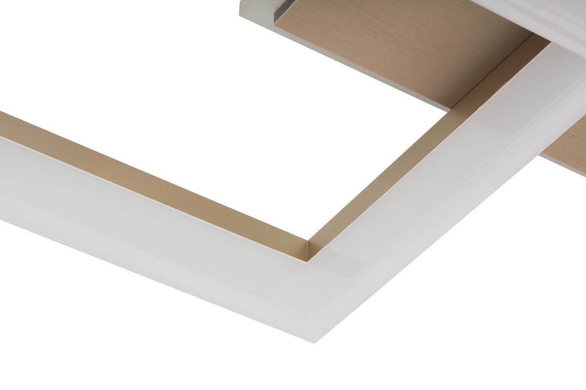 LED-Deckenleuchte Kool Weiss max. 24 Watt - Champagner, Modern, Kunststoff/Metall (62/31/9cm) - Mömax