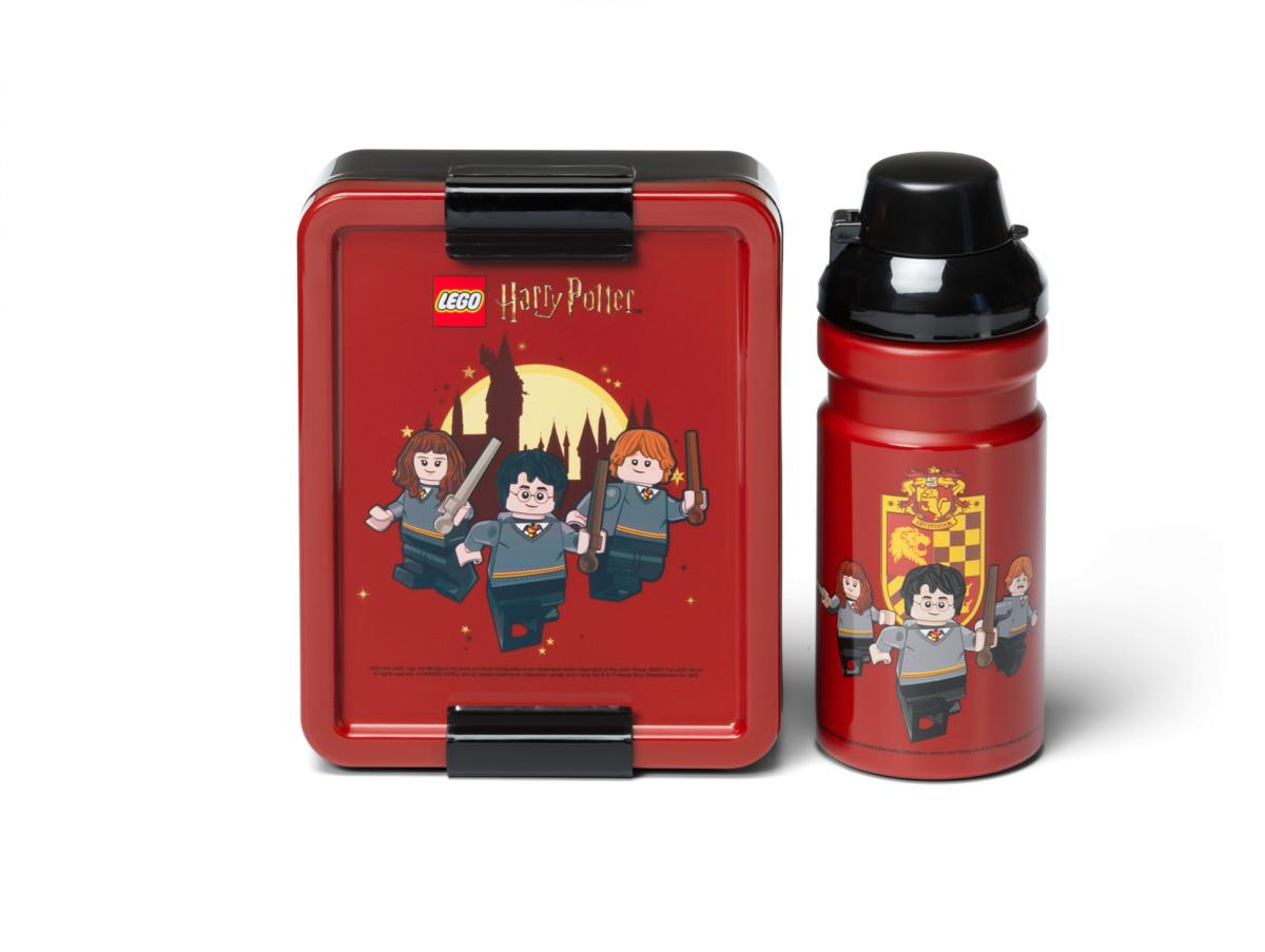 Lunchbox Lego - Gryffindor - sötétvörös, Konventionell, műanyag (20/17/7cm) - Lego