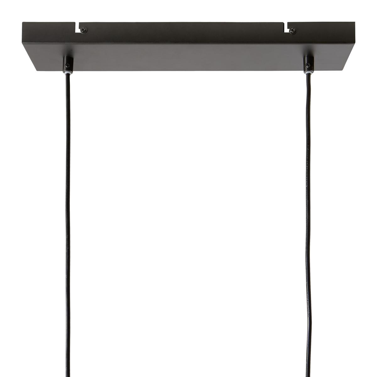 Viseča Svetilka Gidi -Akt-, 3 X 40 W - črna, Romantika, kovina/umetna masa (60/13/140cm) - Mömax