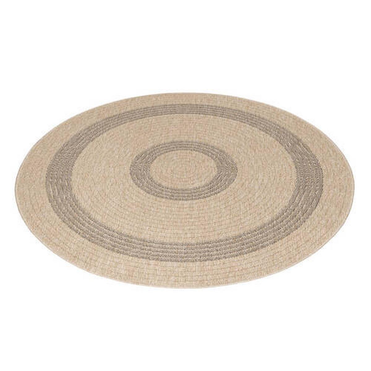 Tepih Za Unutar./vanj. Uporabu Comilla 200cm - bež/crna, Basics, tekstil (200/200cm) - Novel