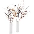 Vase Vivien II in Weiß aus Glas - Weiß, MODERN, Glas (8/30cm) - MÖMAX modern living
