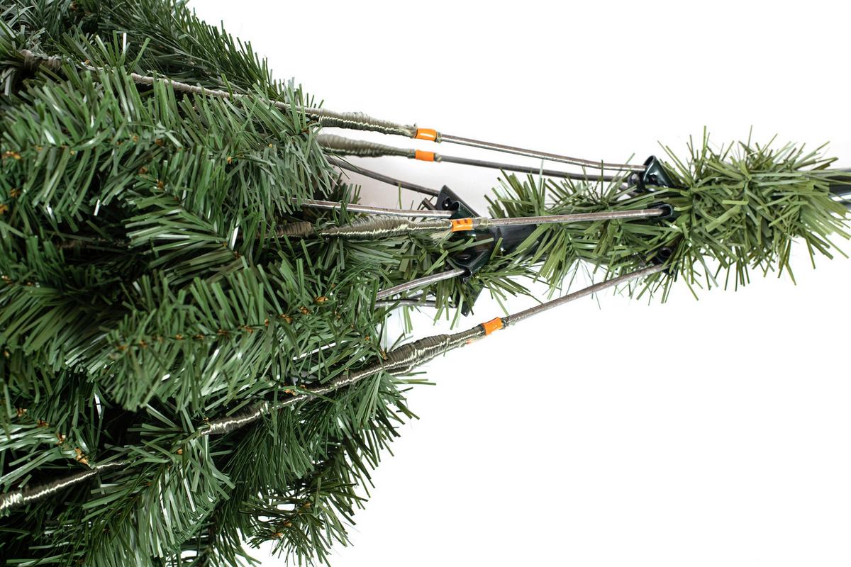 Weihnachtsbaum Evergreen Oxford Waldgrün H: ca. 210cm - Waldgrün, Basics, Kunststoff/Metall (124/210cm)