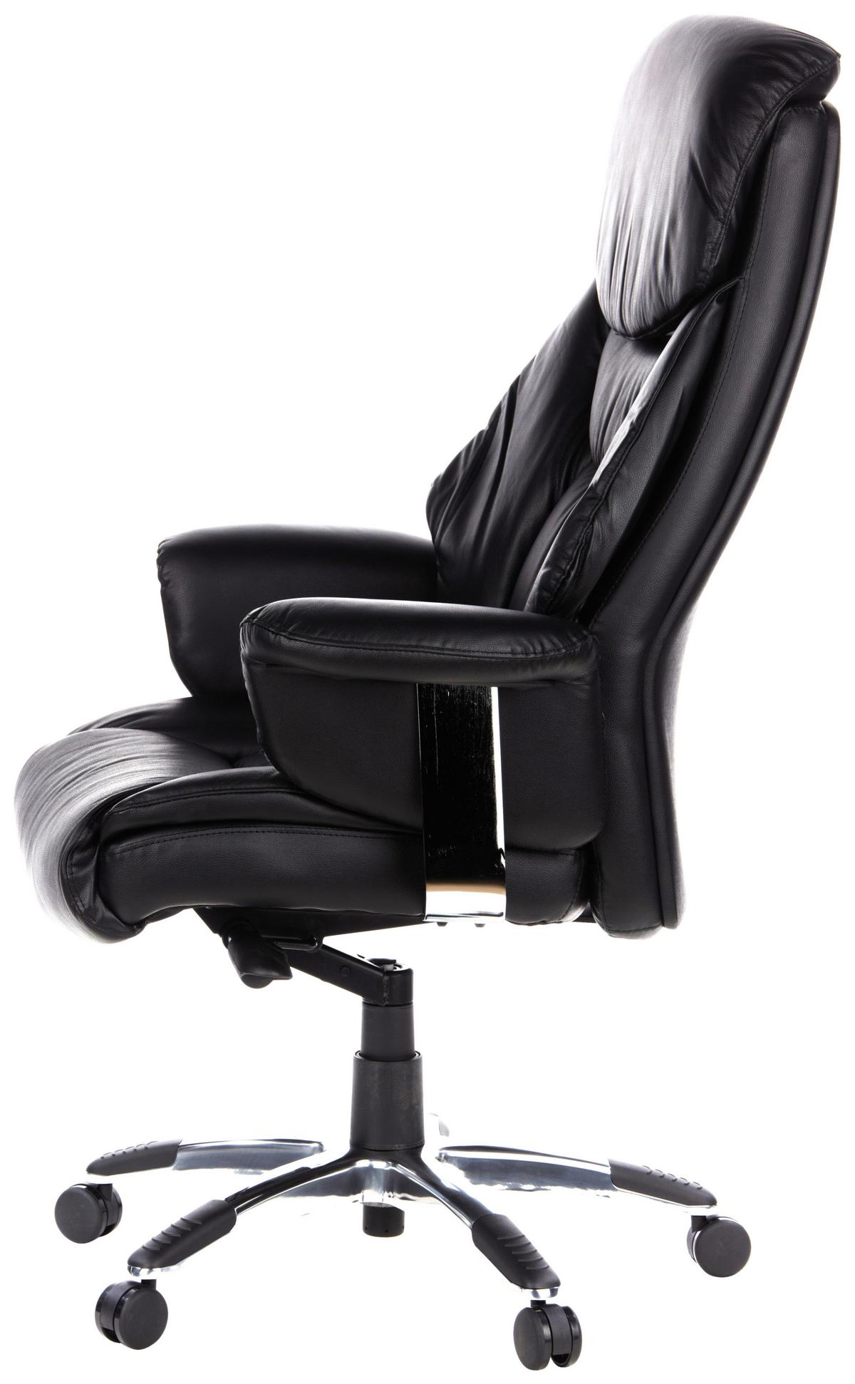 Pisarniški Stol Prado, Črna - črna, Moderno, kovina/umetna masa (63/140/52cm) - MID.YOU