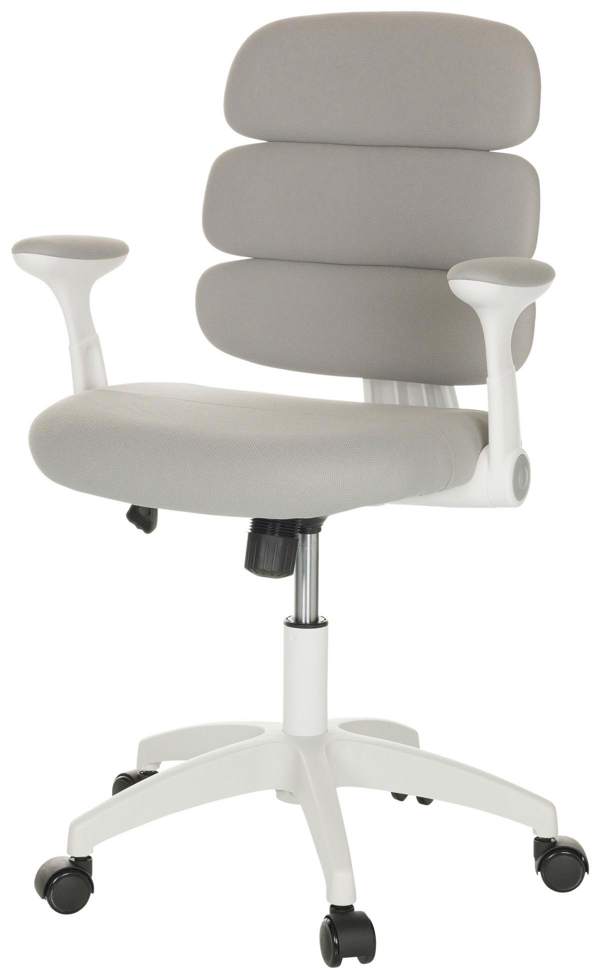 Mladinski Vrtljivi Stol Kid Ergolino W, Siva - siva/bela, Basics, umetna masa/tekstil (62/86-97/62cm) - MID.YOU