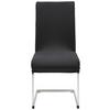 STOLSÖVERDRAG DOMINIK - EXT - - svart, Klassisk, textil (48/48/68cm) - Mömax