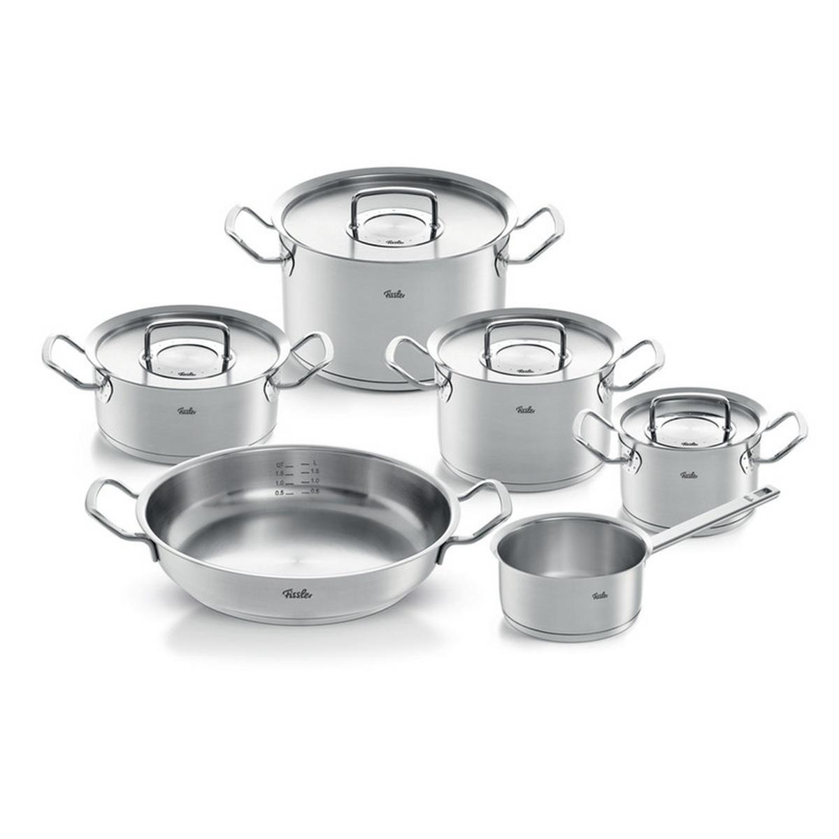 ZESTAW GARNKÓW 084-388-06-001/0 FISSLER - kolor srebrny, Design, metal - Fissler