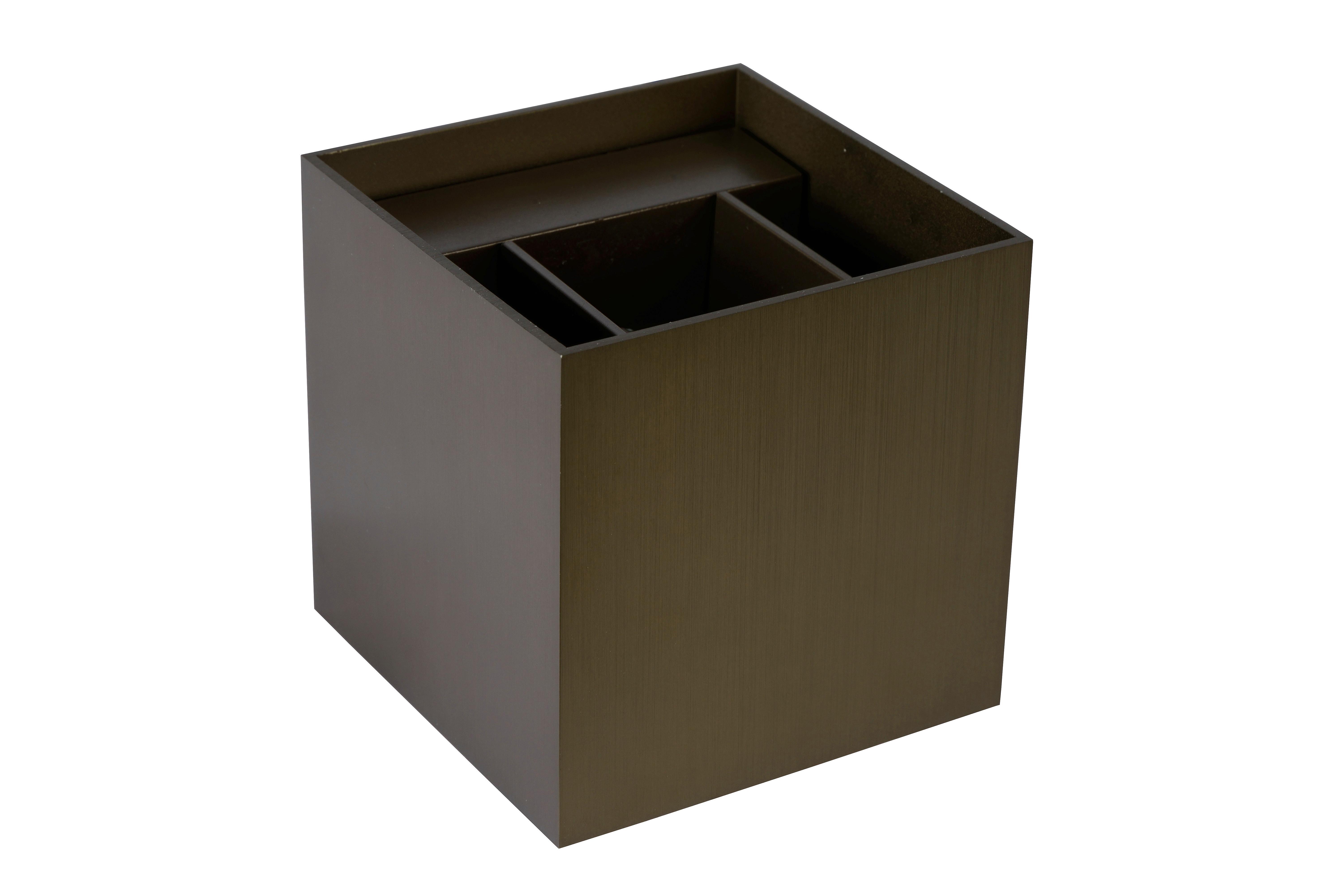 Led-wandleuchte 09217/04/97 Xio - Cappuccino, Design, Metall (9.7/9.7/9.7cm) - Lucide