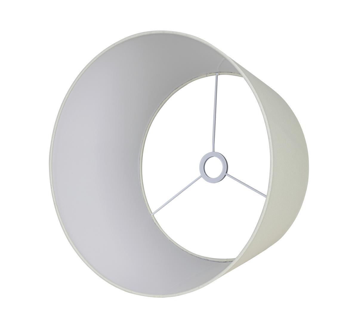 Abajur Holger - alb/nisipiu, Modern, metal/textil (45/45/24cm) - Mömax