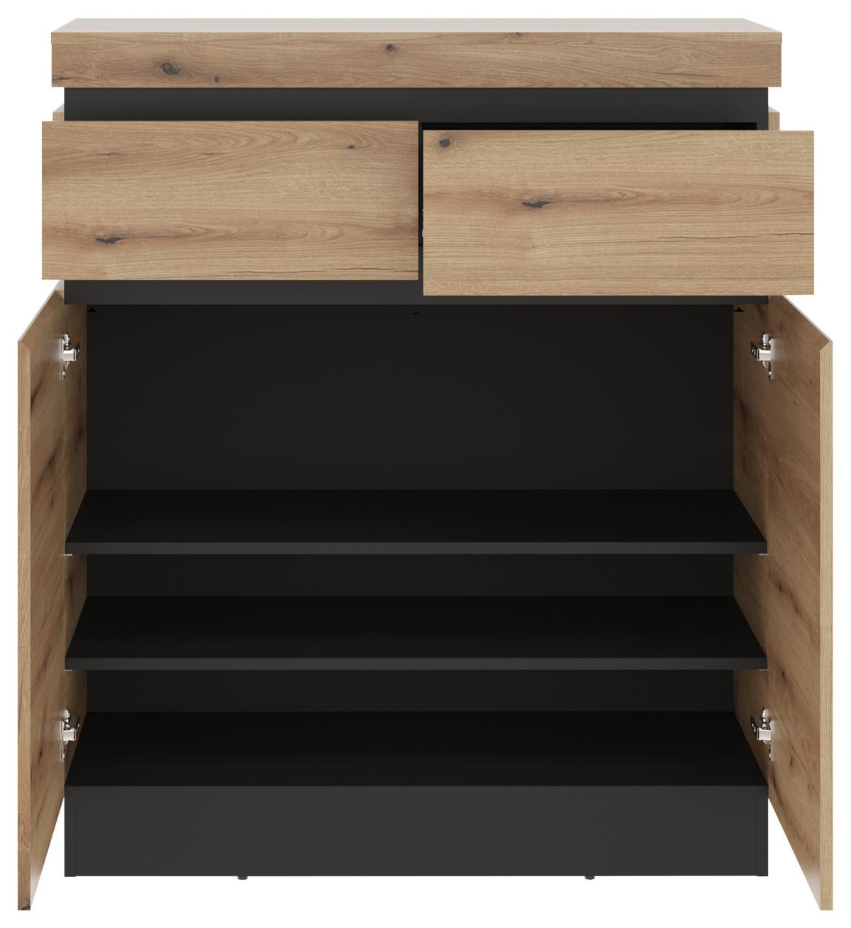 Comodă CORTE - Trend, material pe bază de lemn (100,6/117/45cm) - Modern Living