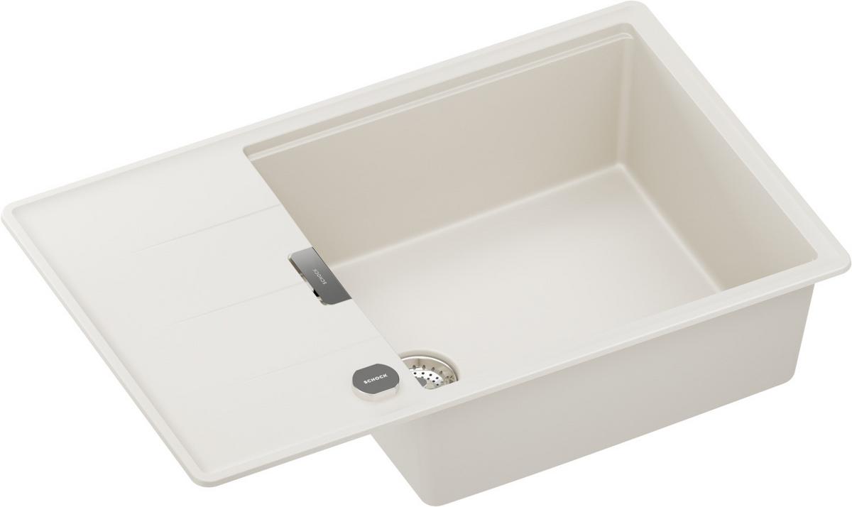 Spüle TIAD 100LSAMGL Magnolie - Magnolie, MODERN (78/50cm) - Schock