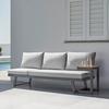 TUINBANK LOAN - Antraciet/Donkergrijs, Modern, Hout/Textiel (210/84/78cm) - Bessagi Garden