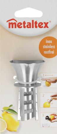 Citromfacsaró Citron - fém (4/7/4cm) - Metaltex