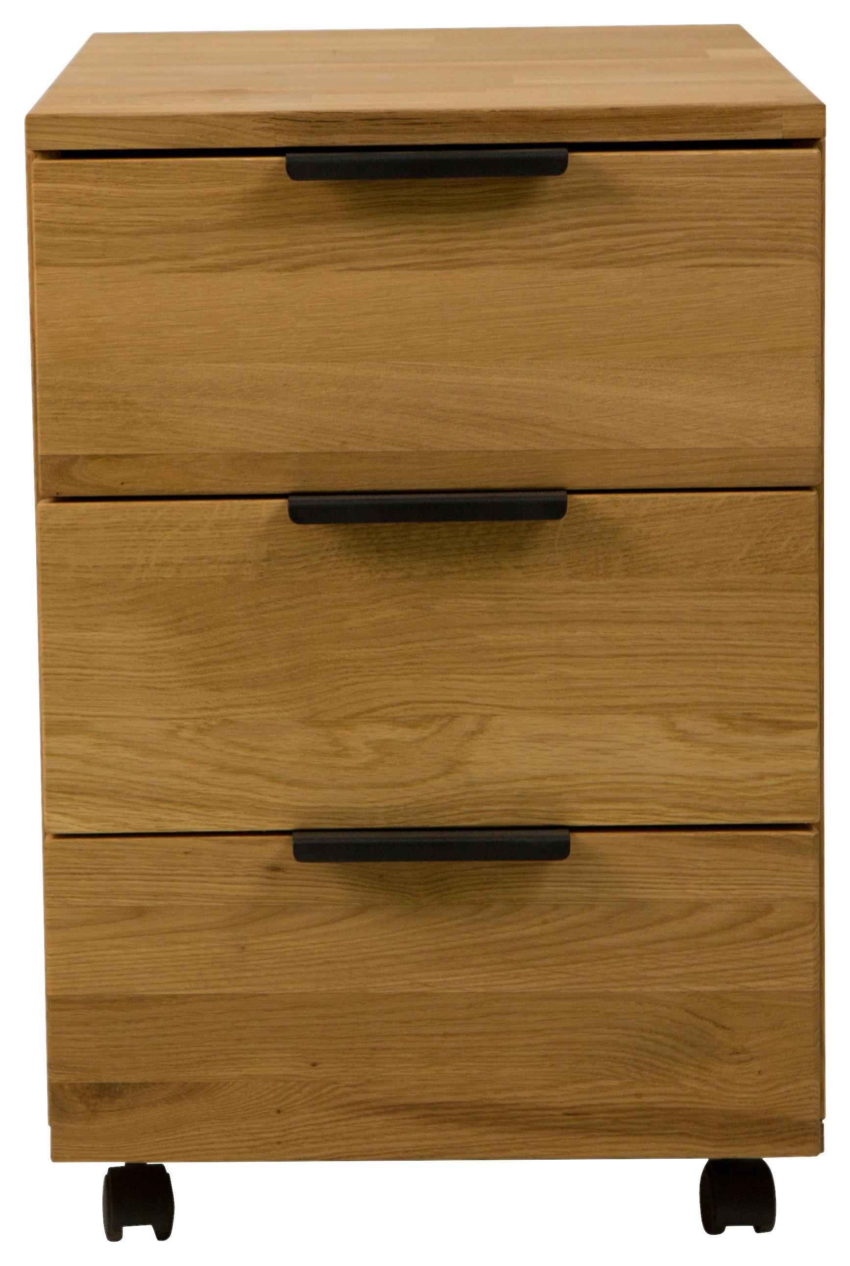 Rollcontainer Albero Naturfarben - Naturfarben, MODERN, Holz (40/59,3/62cm) - Mömax