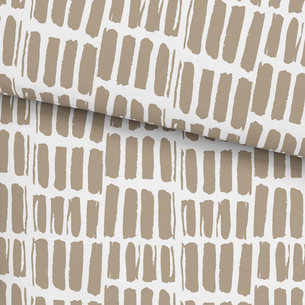 Posteljina Adam 140x200/60x80 Cm - bijela/bež, Moderno, tekstil (140/200cm) - Mömax