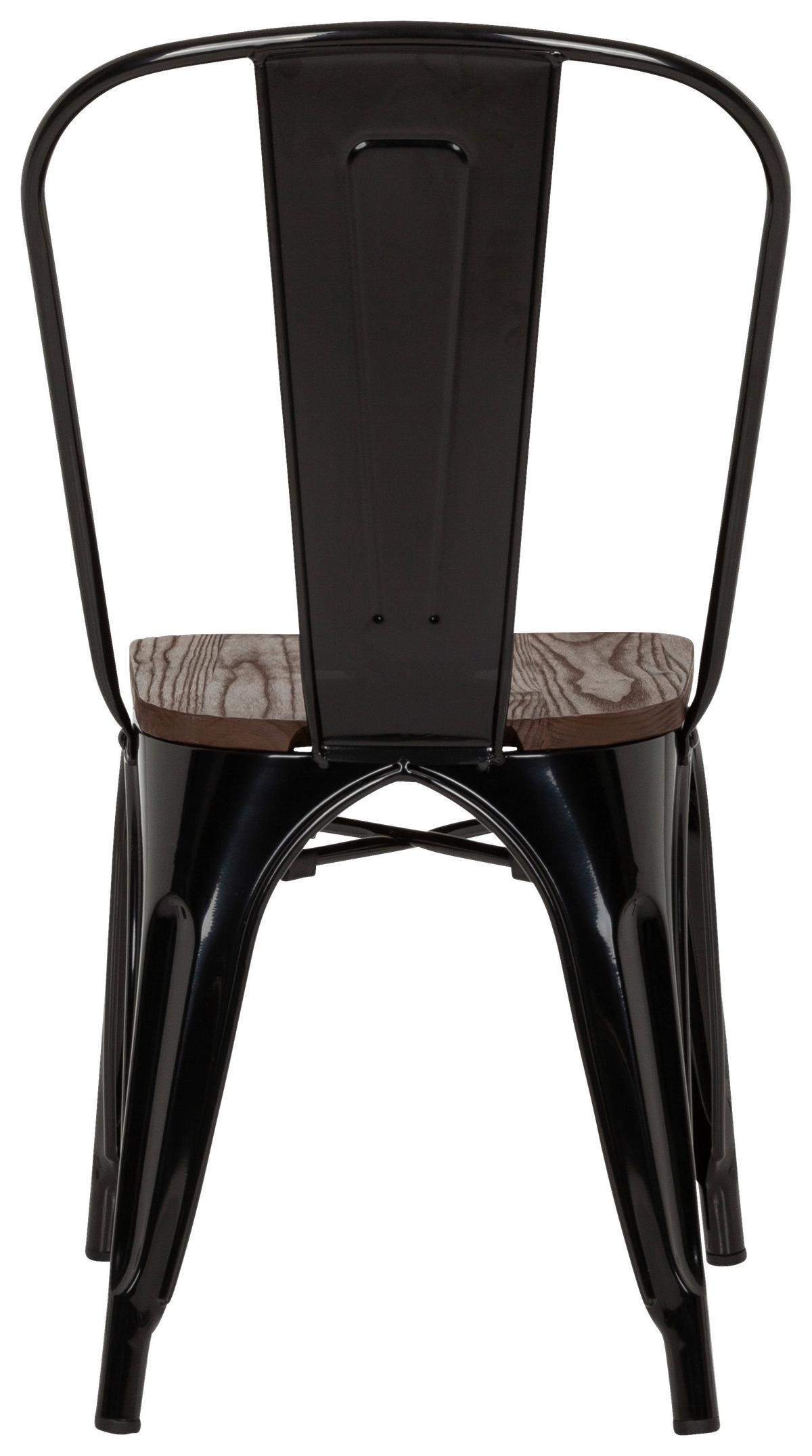 Stol Vantaggio Comfort W, Črna, Brest - črna/temno rjava, Basics, kovina/les (44/84/54cm) - MID.YOU