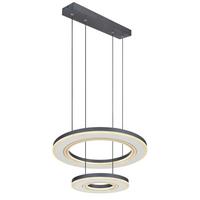 LED Függőlámpa 67191-50 Blasius - fekete/opál, Design, műanyag/fém (50/120cm)