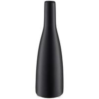 Vase Planico II Schwarz matt - Schwarz, MODERN, Keramik (20,5cm) - Mömax