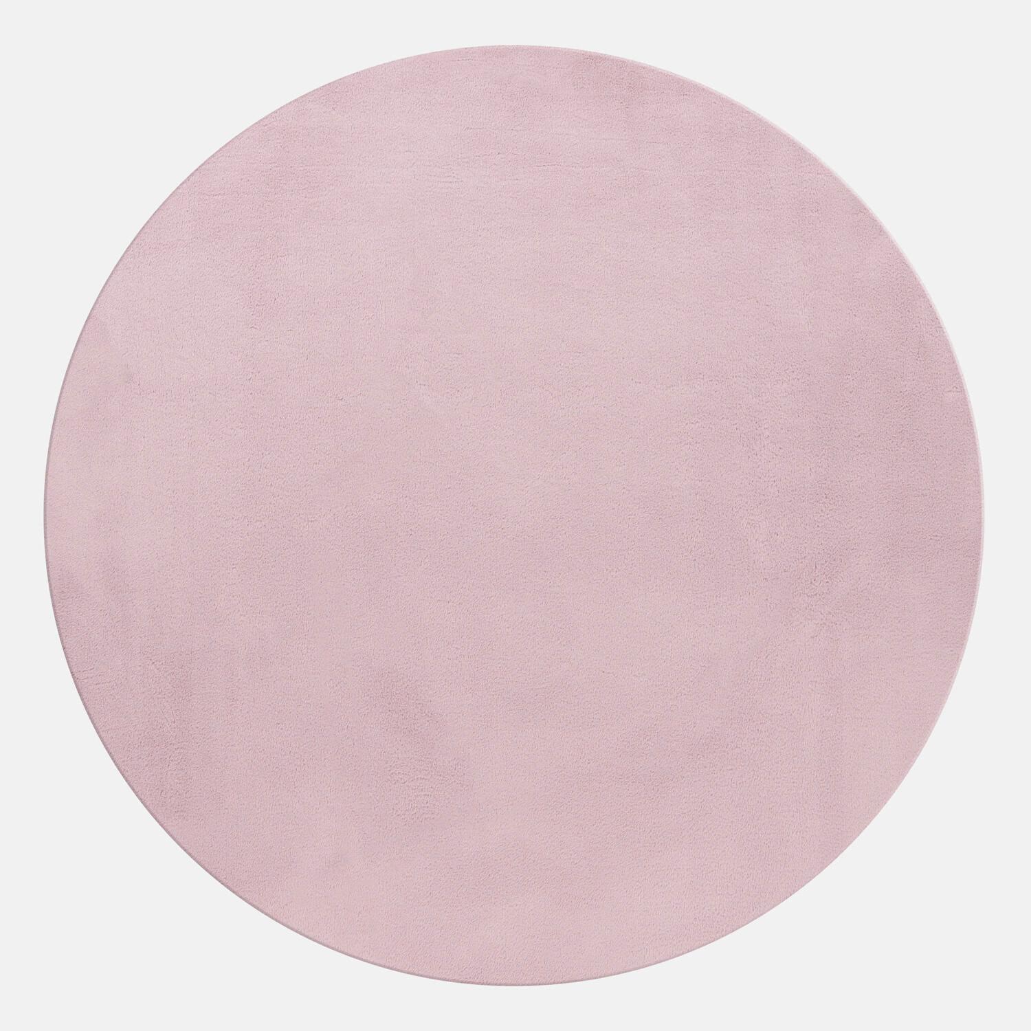 Preproga Z Visokim Florom Pouffy, Roza, 200cm - roza, Basics, tekstil (200/200cm)