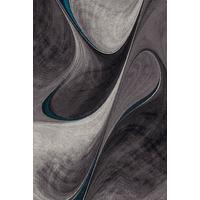 Webteppich Brilliance Blau/Grau ca. 80x150cm - Blau/Grau, KONVENTIONELL, Textil (80/150cm)