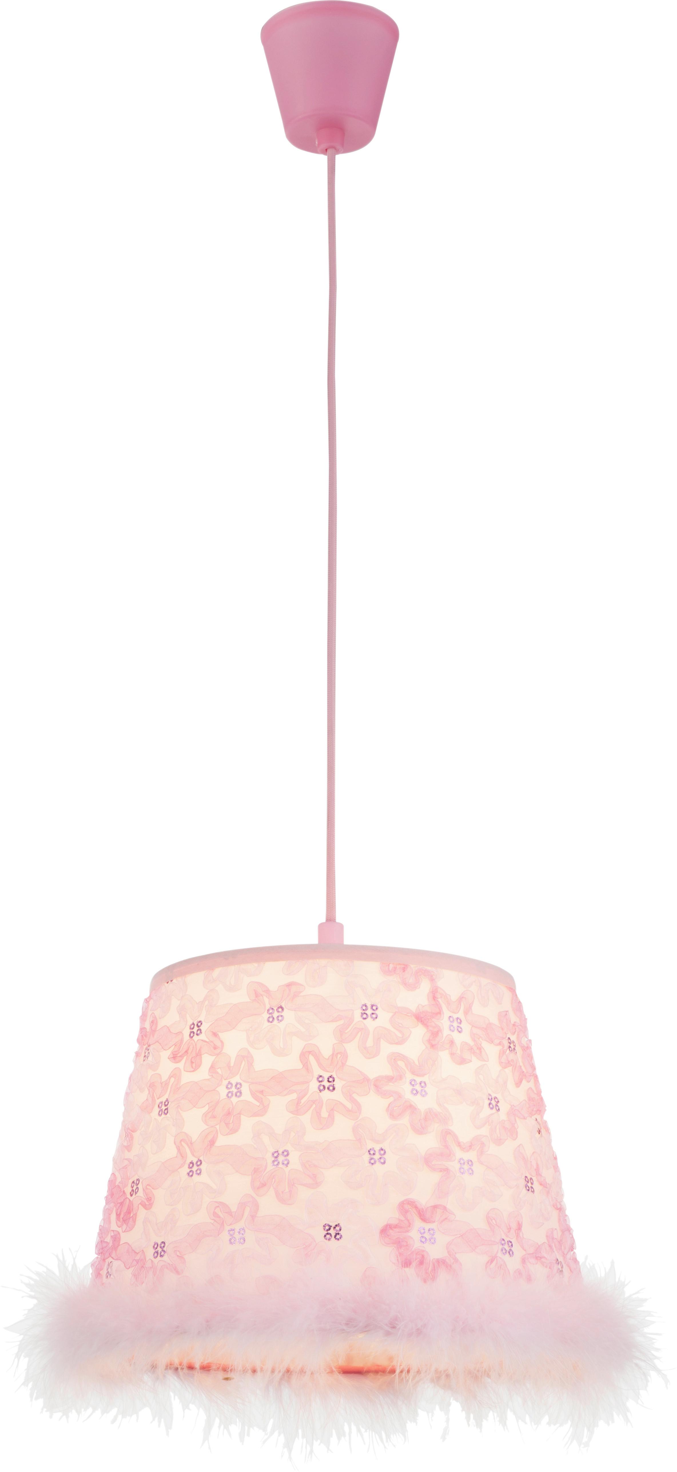 Otroška Viseča Svetilka 15720 Tarso - pink, Trendi, umetna masa (30/120cm) - Globo