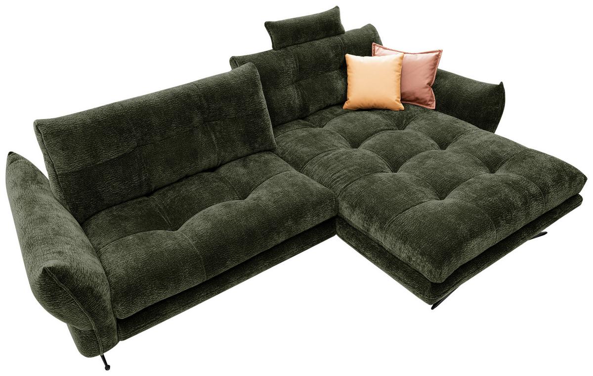 Coltar BAXTER - gri, Modern, textil (280/68-87/177cm) - Premium Living