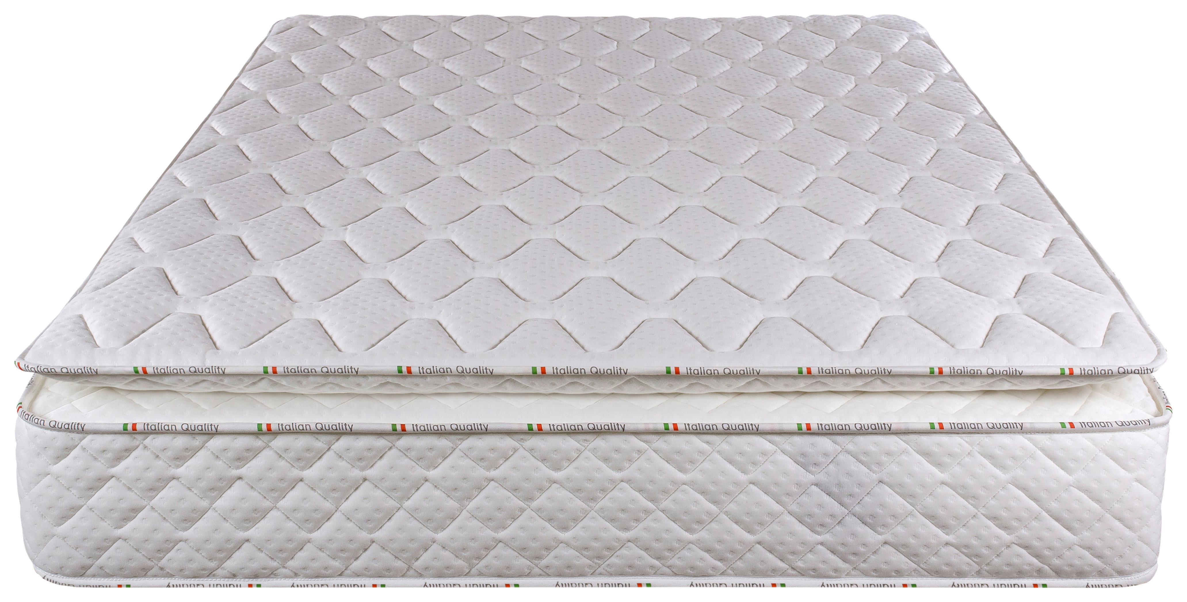 Táskarugós Matrac 160/200 Bedora Elite Latex - fehér, textil (160/200cm)