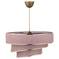 LAMPA WISZĄCA COUPER - kolor złoty, Konventionell, tworzywo sztuczne/metal (40/72cm)